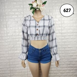 shein xs crop top
